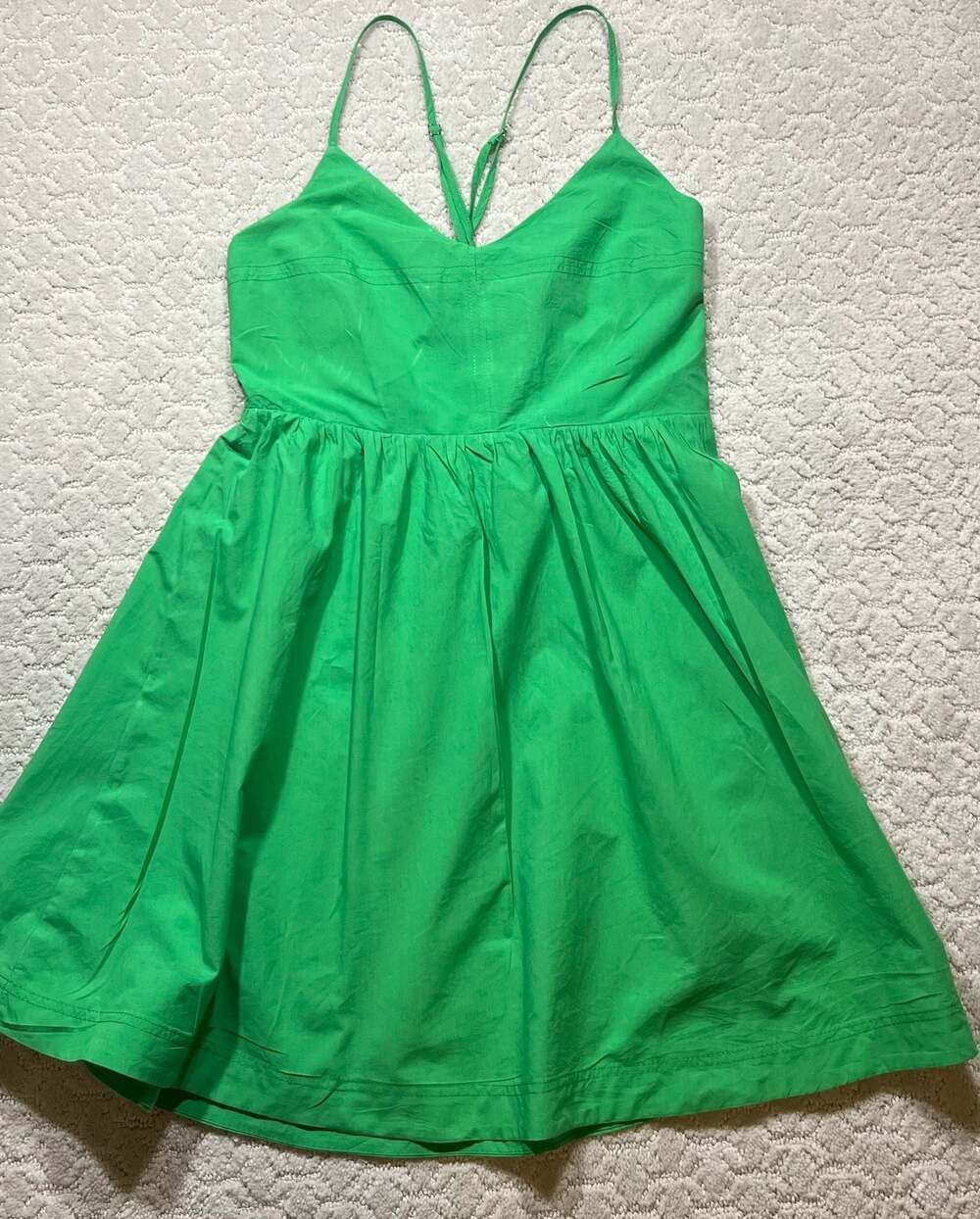 Kendall Lane Green Sleeveless Mini Dress Size S